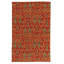 Flatweave Wool Ikat Area Rug