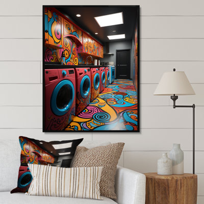 Blanchisserie, impression artistique sur toile II