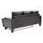 Jenna  Sofa Chaise , BLACK