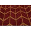 Tapis en laine rouge/bourgogne à la main gold oriental traditionnelle noué la Bunceton-31791301