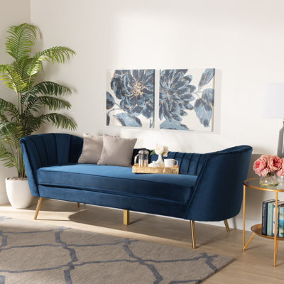 3 Seater Velvet Sofa