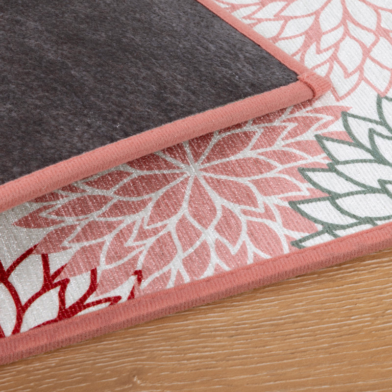 Tapis d'escalier antidérapants pour l'intérieur, Rouge / rose / vert
