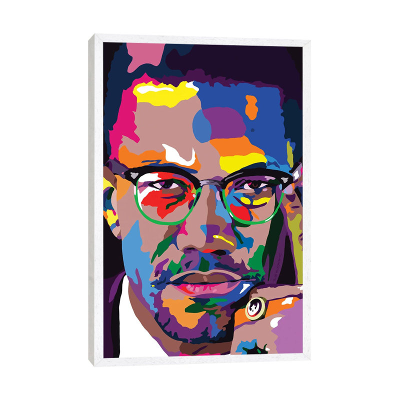 By Any Means by Vakseen - Painting on Canvas, 152.5 cm H x 101.5 cm W, White Framed