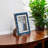 Resin and Wood Picture Frame with Glass Insert - Modern Decorative Photo Holder - MDF Border for Stylish Artwork Display - Elegant Accent for Home Decor and Personalized Memories-90709411