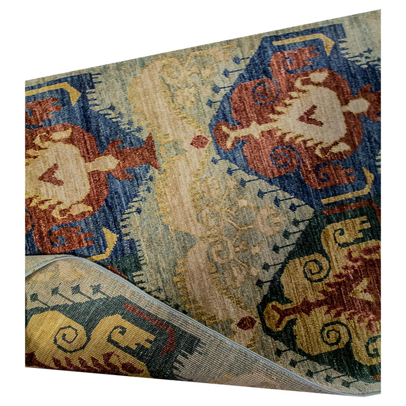 Wool Abstract Area Rug