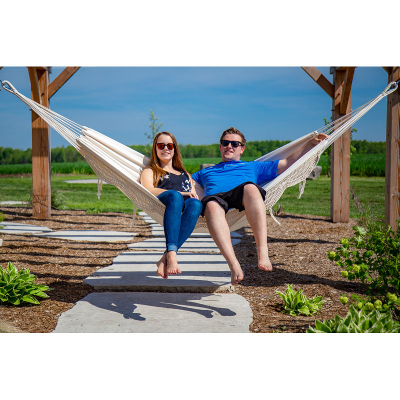 Audrey Cotton Hammock, Double, Natural