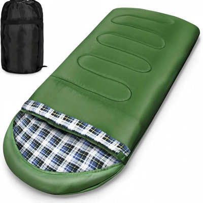 Sac de couchage surdimensionné surdimensionné de style enveloppe, équipement de camping convertible 2 en 1 pour camping-car, voyages en véhicule récréatif et aventures en plein air