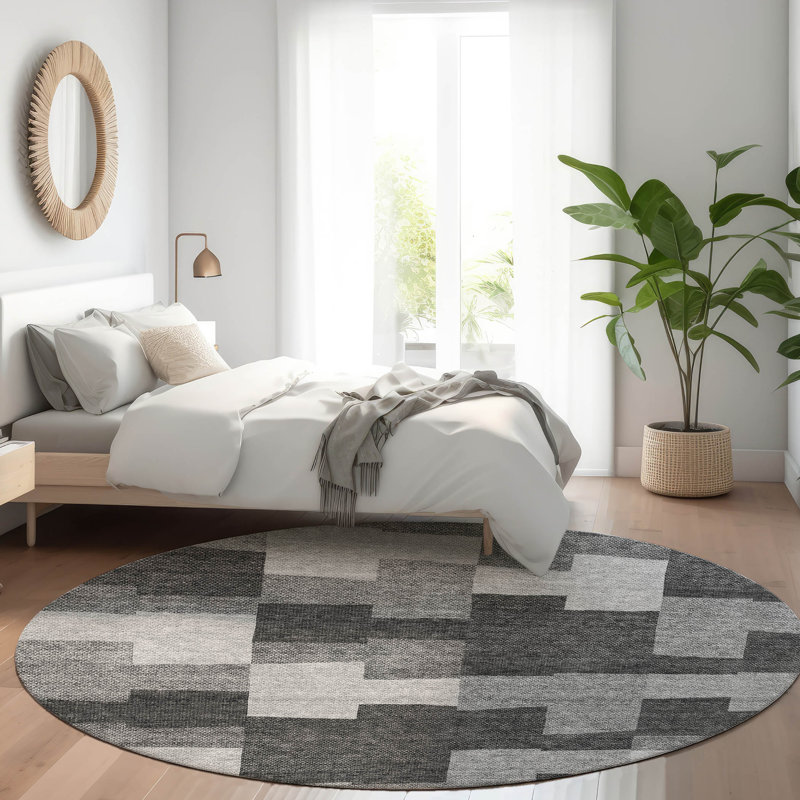  Melania Area Rug, Round 8'