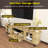 Fluted TV Stand - Modern Freestanding Home Entertainment Console, 75" TV Stand with 2 Storage, 2 Shelves-Curved Round Edge TV and Media Console Table Length 70.8 inches-1257291751