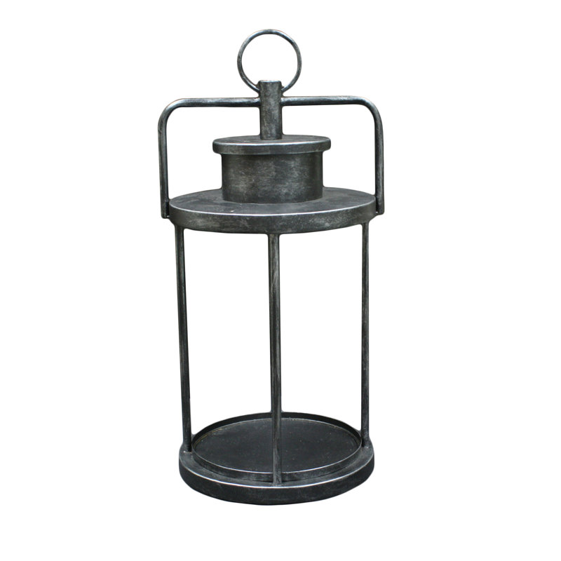 Barlow - Hanging Aluminum Lantern, 18" H x 10" W x 9.25" D