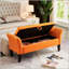 Banc de lit avec velours de rangement-1152323740