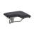 32" x 22.5" Black Padded Cushion Wall Mount Folding Left-Handed Transfer Bench Shower Seat, ADA Compliant