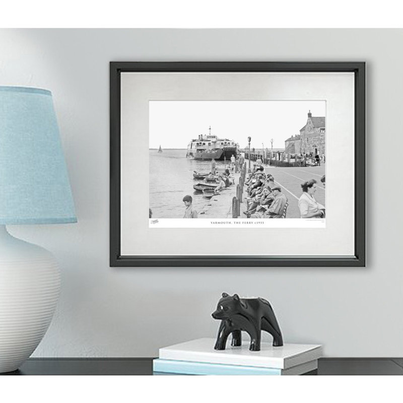 Yarmouth, The Ferry C1955 - Single Picture Frame Print, 60cm H x 80cm W x 2.3cm D