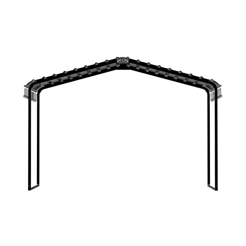 Eggshell Galvanized Steel 12x6x7 Metal Canopy