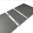 Katia Rustic Gray & Weathered White Finish Dining Table W/Leaf