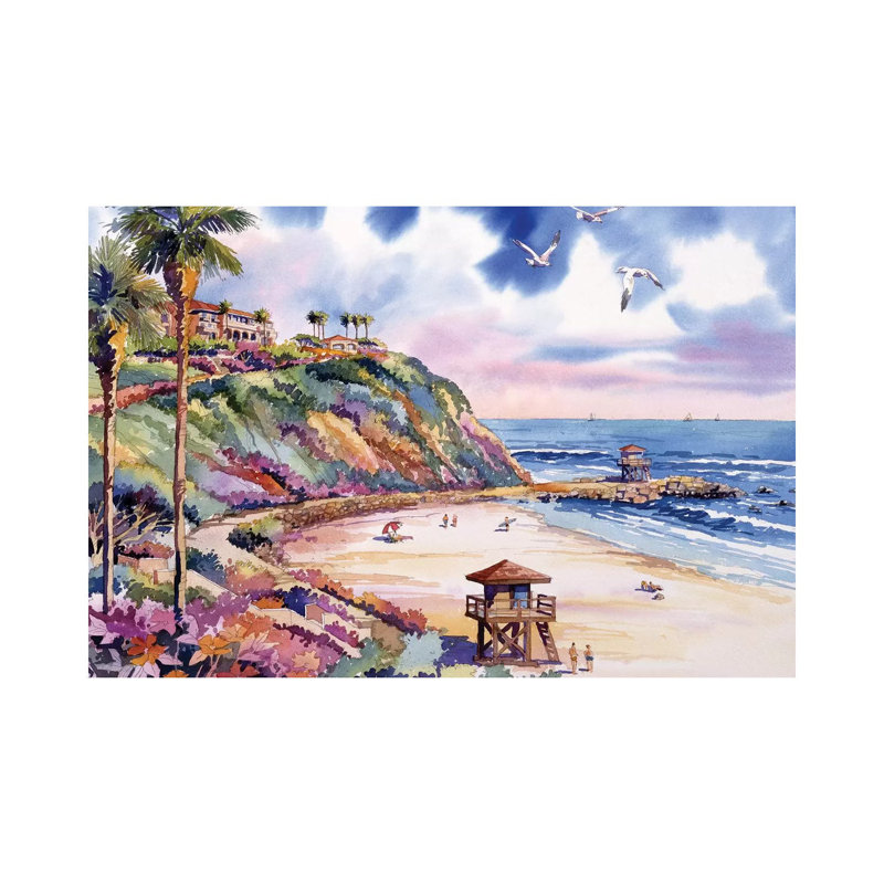 Plage de Salt Creek - impression, H 18 po x l 26 po x P 1,5 po