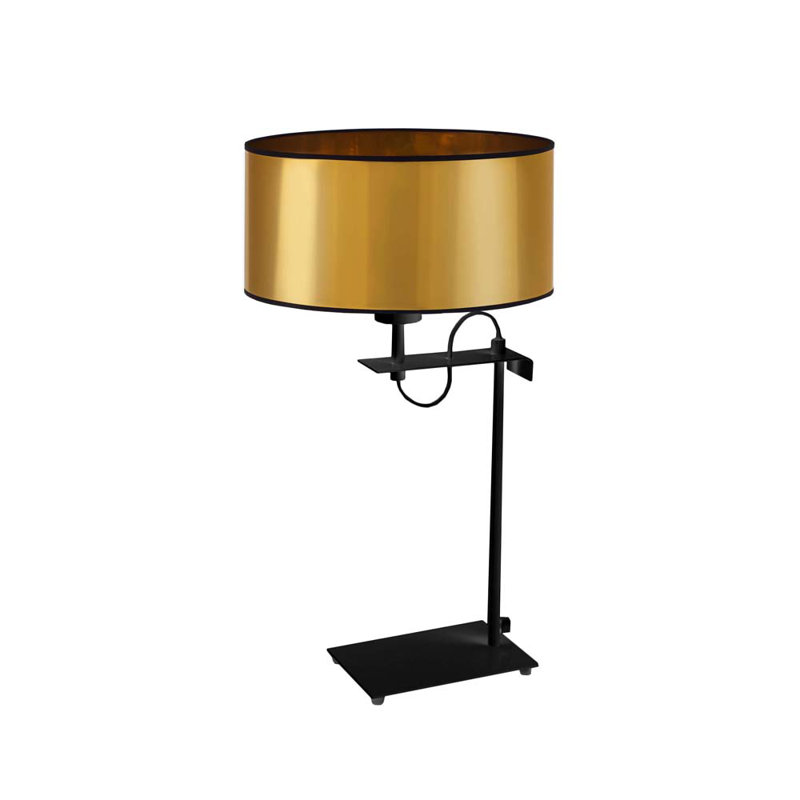 Krupa Metal Desk Lamp, Gold