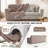 Stretch Pet Friendly Sofa Slipcover - Washable Couch Slip Cover Furniture Protector-51370896-51370891