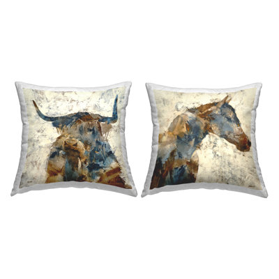 Abstract Outdoor Throw Pillow