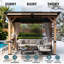 Pavillon de jardin en bois massif Joyside