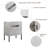 Eurania Free Standing Wall Mounted Single Double Single Vanity Bathroom Vanity With Ceramic Top-1196343590