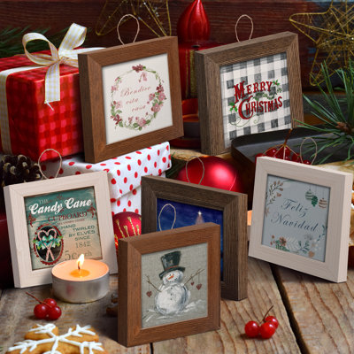 5.25'' Wood Photo Ornament