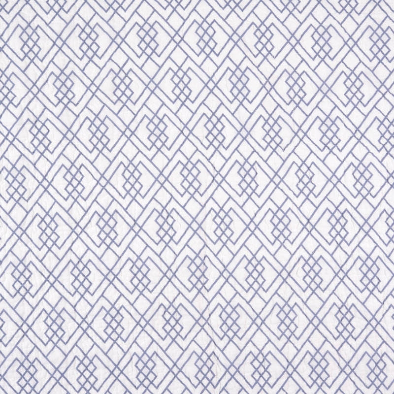 Genevieve White Cotton Twin Reversible Quilt Set