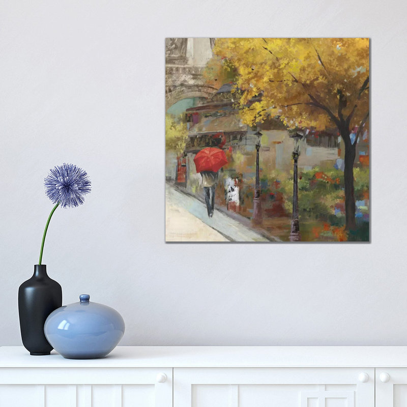 Sunlight Avenue II by Allison Pearce - Wrapped Canvas Painting, 45.72 cm H x 45.72 cm W x 3.175 cm D