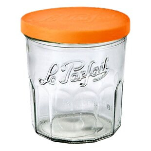 Le Parfait Screw Top Jars – Large French Glass Jars For Pantry Storage  Preserving Bulk Goods, 4 pk GLD / 32 fl oz - QFC