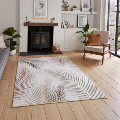 Creation area rug Machine Woven Rectangle Beige