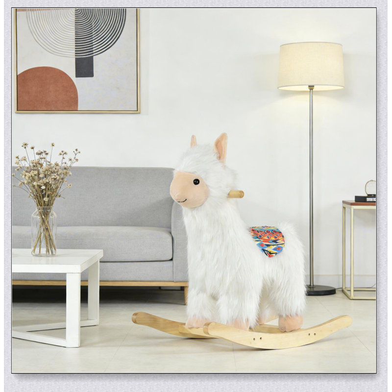 Jouet à bascule style lama pour enfants