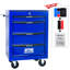 Coffre à outils roulant en métal avec 4 tiroirs, armoire à outils à 4 tiroirs de 20 po avec glissières à roulement à billes, coffre à outils en acier-1429140459