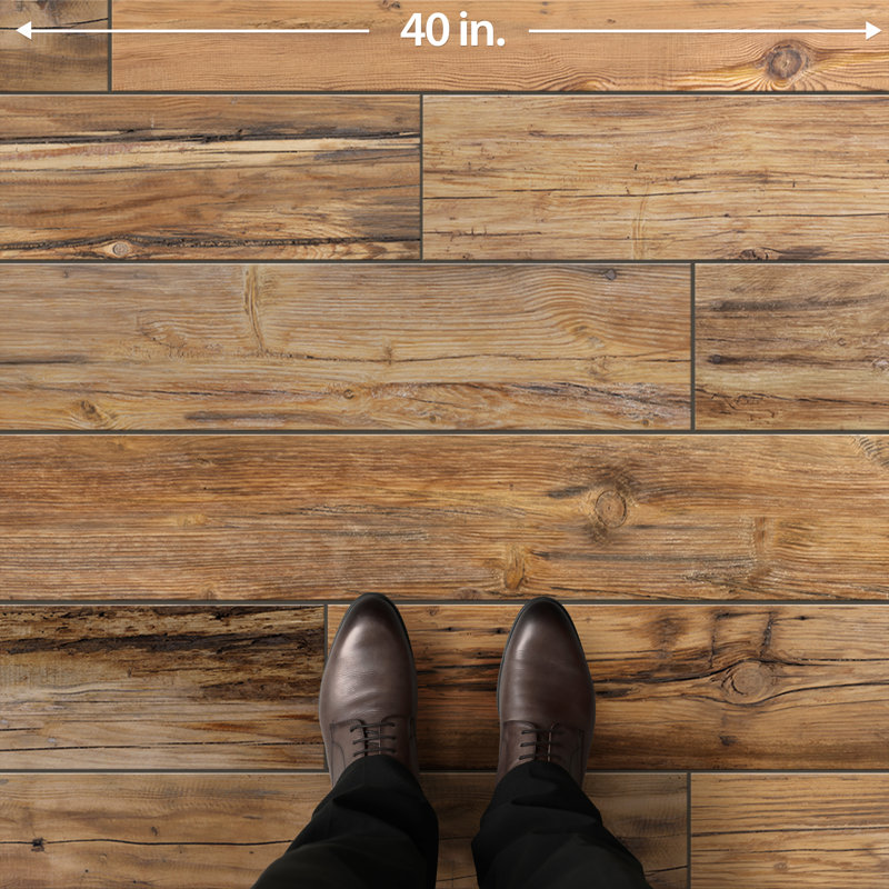 Kings 8" x 48" Porcelain Wood Look Wall & Floor Tile