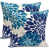 Motif floral bleu sélectionné