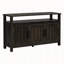 Buffet en bois de pin avec portes cannelées 3D et rivets en métal-731404357