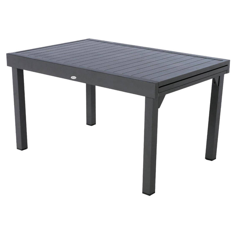 Antonioni Rectangular Metal Extendable Outdoor Dining Table , 135cm cm W 90cm cm D