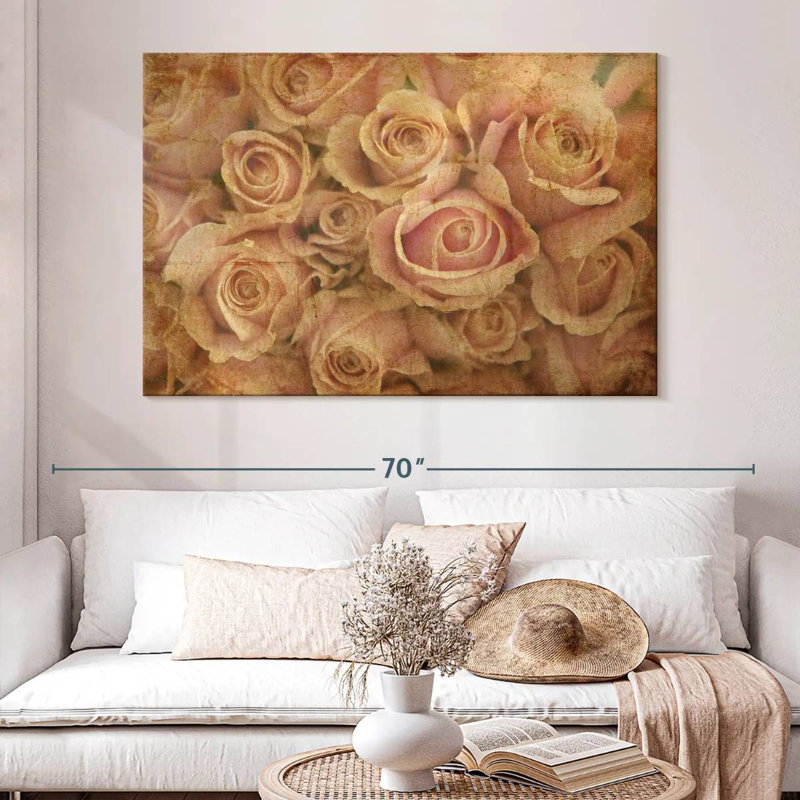 Harnek Rustic Roses, 34" H x 51" W