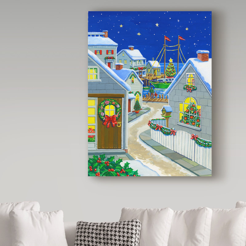 «All Is Bright» par Hollifield, reproduction d'art sur toile tendue, H 19 po x l 14 po x P 2 po
