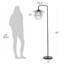 Lampe sur pied Orchid Downbridge, noire
