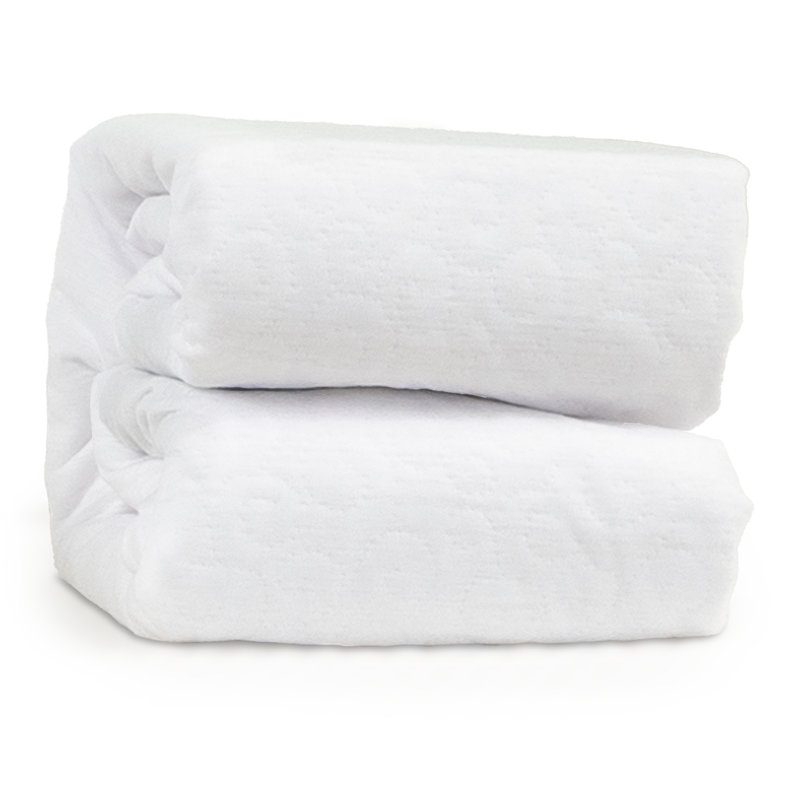 Twin XL White Waterproof Soft Knit Mattress Protector