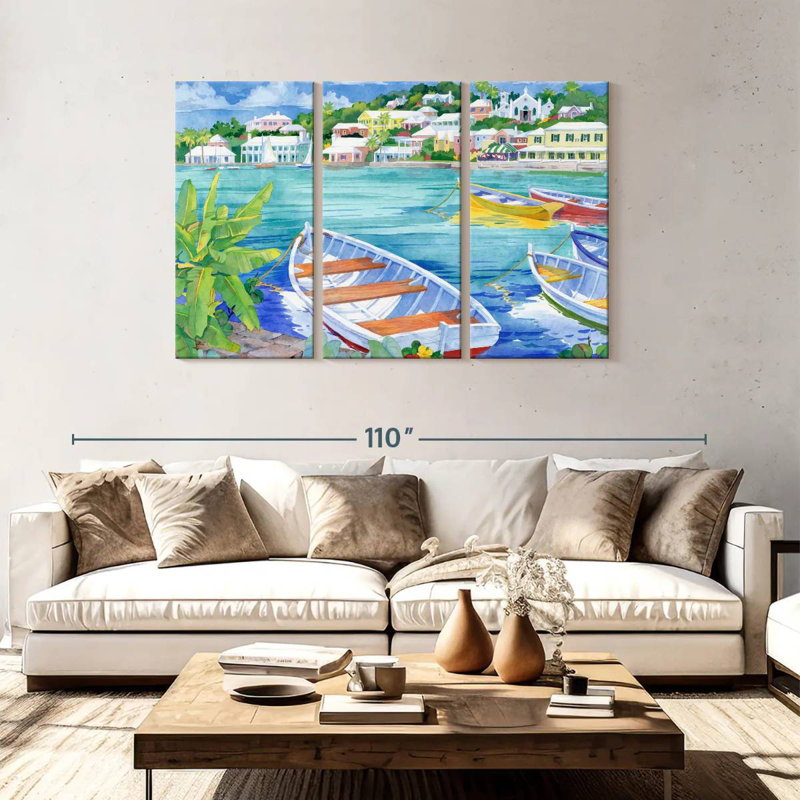 Mehar St. George Harbor, 48" H x 74" W