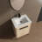 24 Inch Bathroom Vanity Base with basin, Storage Cabinet with Doors, Engineered Wood-444445031