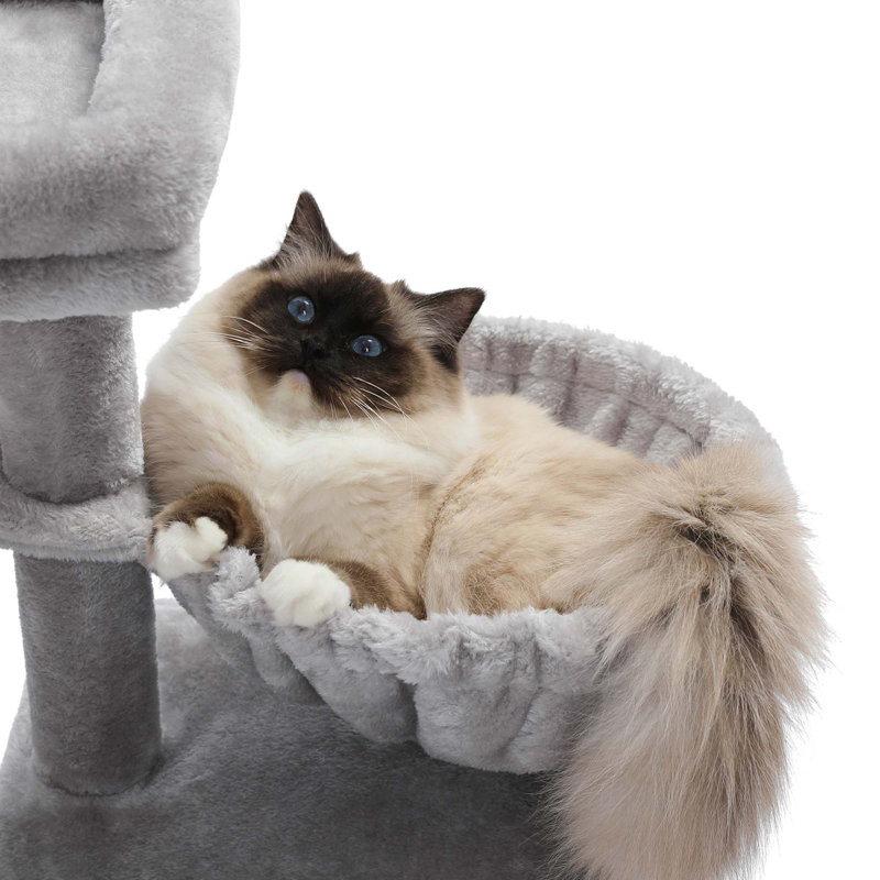 Tour pour chat 28,5 po de hauteur, Gris