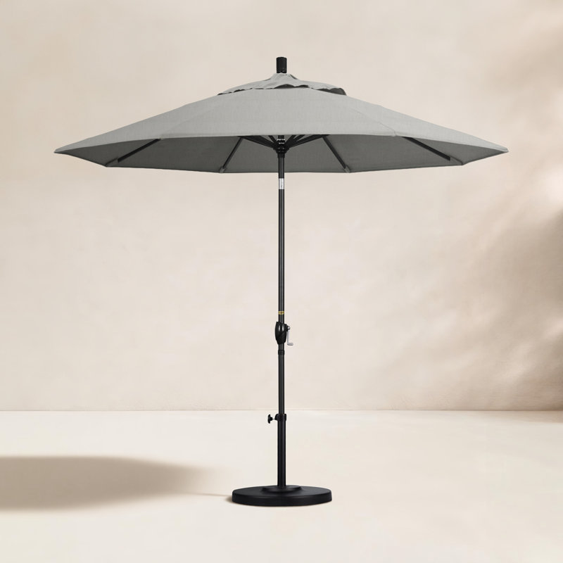 Parasol de marché 9 pi Iuka, Toile granit Sunbrella®, 225