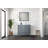 Jacques 36 in. W x 22 in. D Right Offset Bath Vanity, Faucet Set, & 34 in. Mirror-66637672-90700292