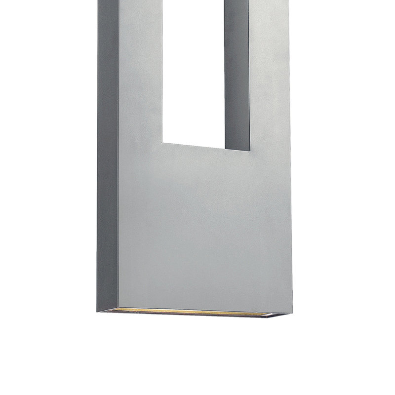 Extra Large Wall Mount Lantern, Titanium, 36" H x 12" W x 4" D