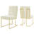 Privy Stainless Steel Upholstered Fabric Dining Chair-79535326-79535316