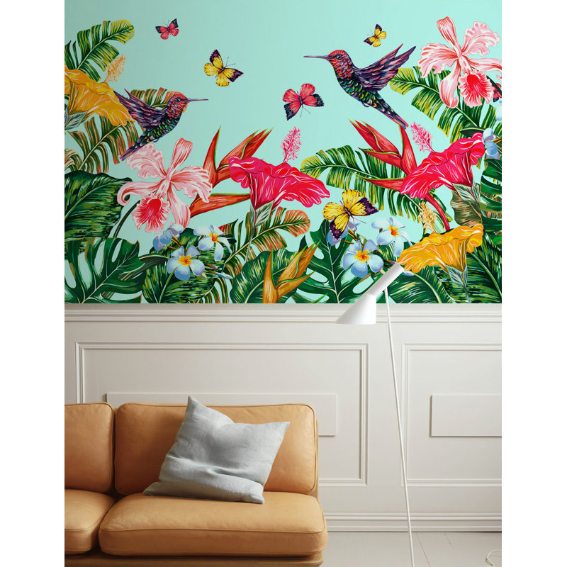 Papier peint amovible mirabilis, L 35,04 po x l 55 po