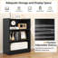 Nasheka 75cm H x 50cm W Standard Bookcase-871574044