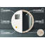 Huldar Glass Flat Wall Mirror
